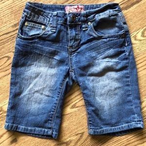 YMI Girls Denim Bermuda Shorts